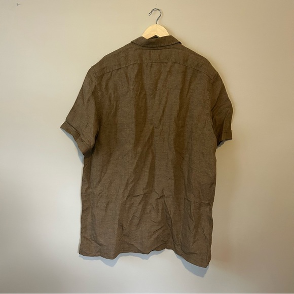 NWT Banana Republic Expedition Untucked Linen Shirt XLT - Picture 7 of 8